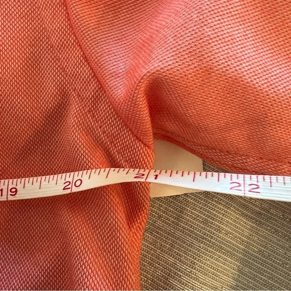 Alton lane Sandbar Piqué Double Pocket Short Sleeve Shirt Mens small Washed red - Picture 8 of 8